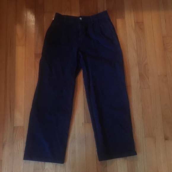 Izod Pants - navy corduroy pants